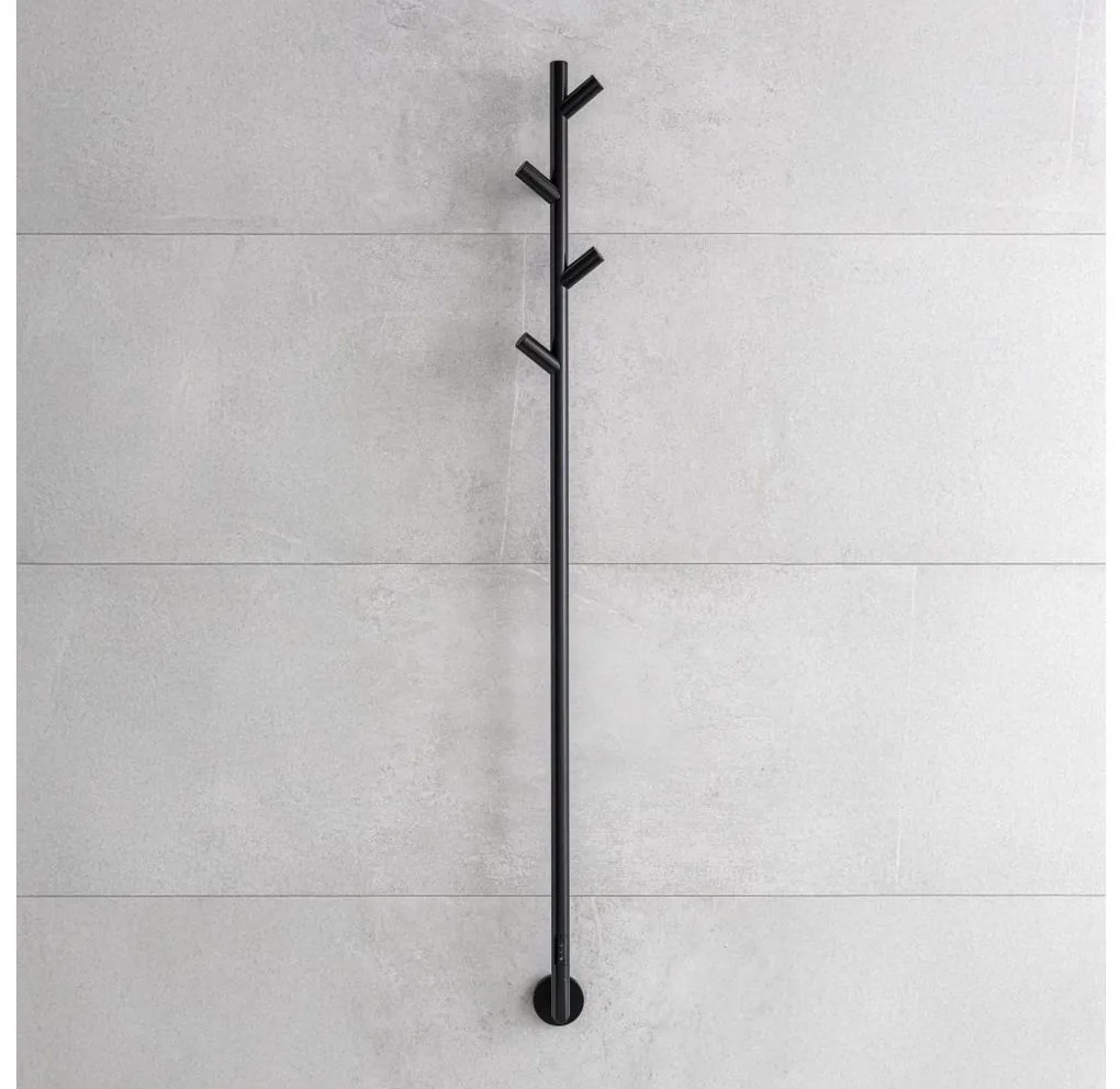 P.M.H. LS1B - Elektromos törölközőszárító LISA 24W/230V 170 cm IP44 fekete