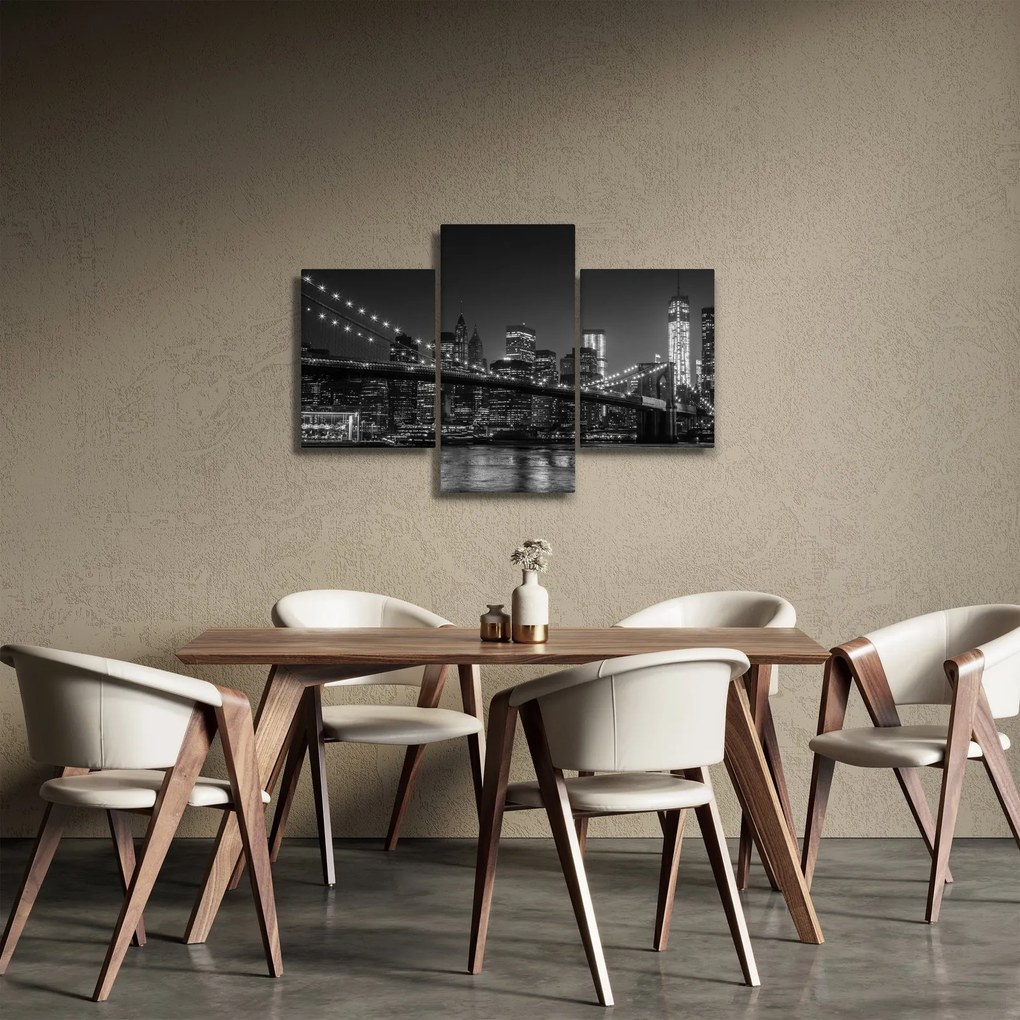 A New York-i Brooklyn-híd képe (90x60 cm)