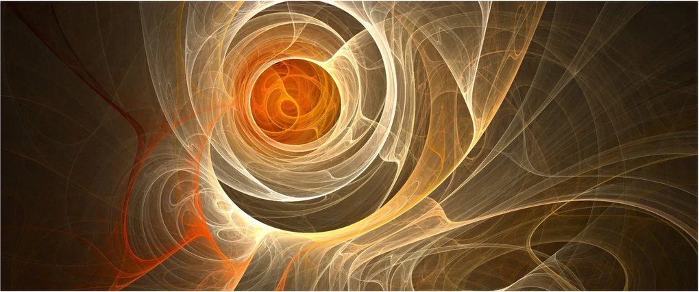Absztrakciós kép (120x50 cm)