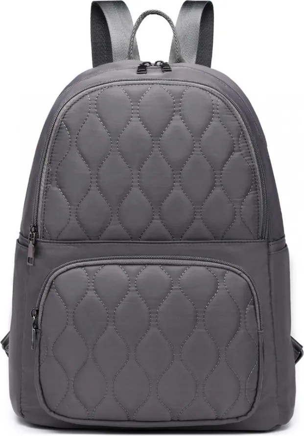 Szürke steppelt városi hátizsák „Serenity“