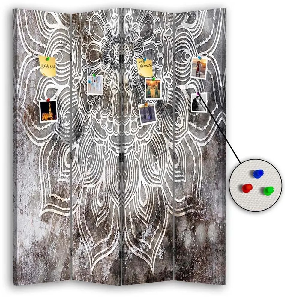 Gario Paraván Keleti díszítéssel Méret: 145 x 170 cm, Kivitelezés: Parafa paraván