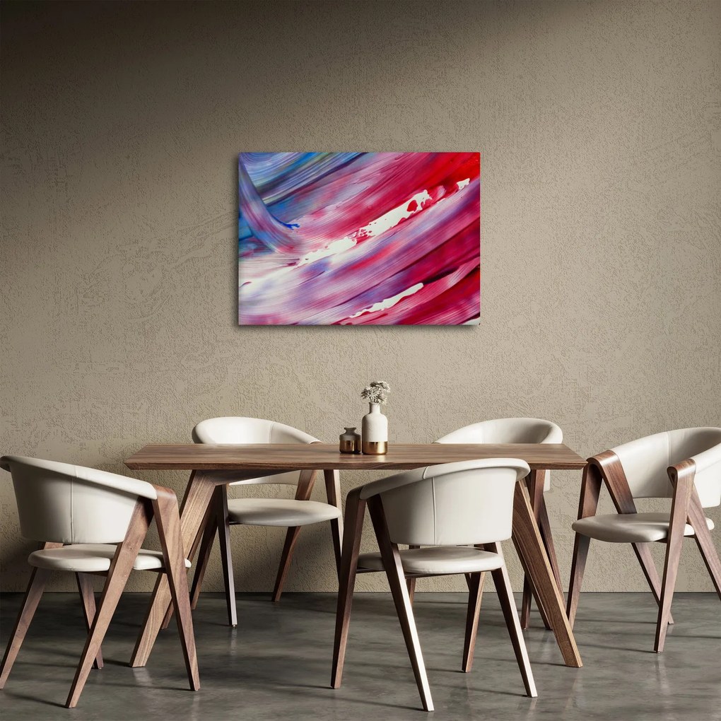 Kép - rózsaszínes kék szín (70x50 cm)