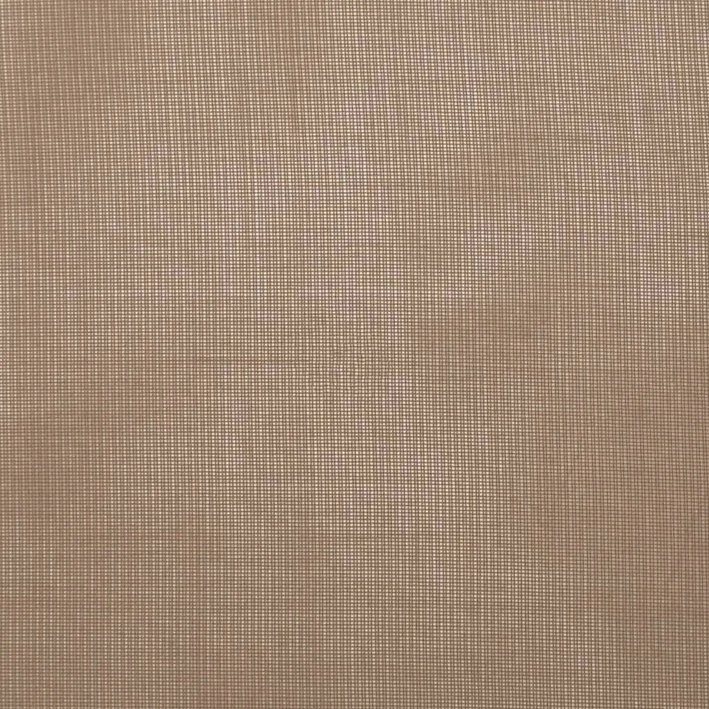 2 db világosbarna fátyolfüggönyök hurokkal 140x225 cm