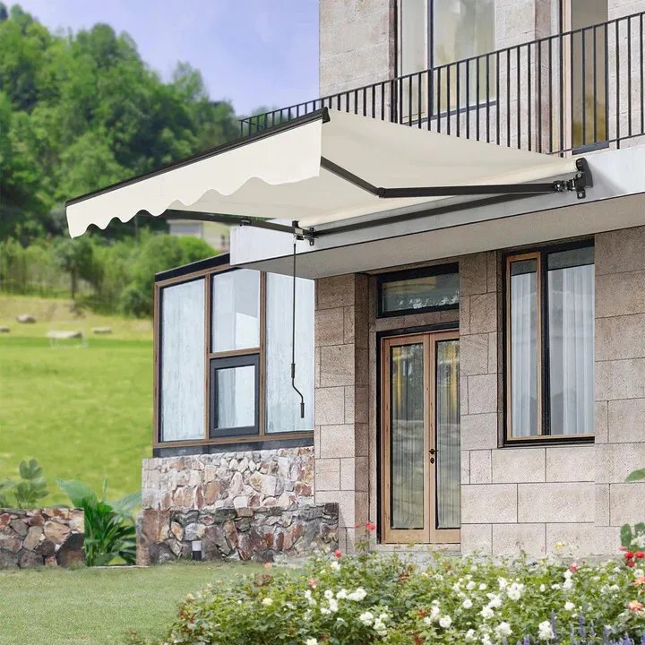 Juskys Markíza 250 cm - krémszínű