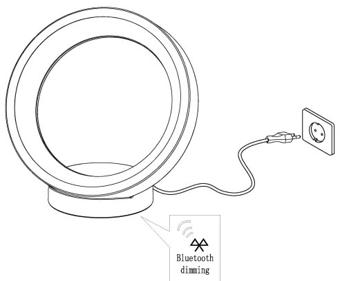 Eglo 99029 - MARGHERA-C LED RGB fényerőszabályozható asztali lámpa LED/16W/230V