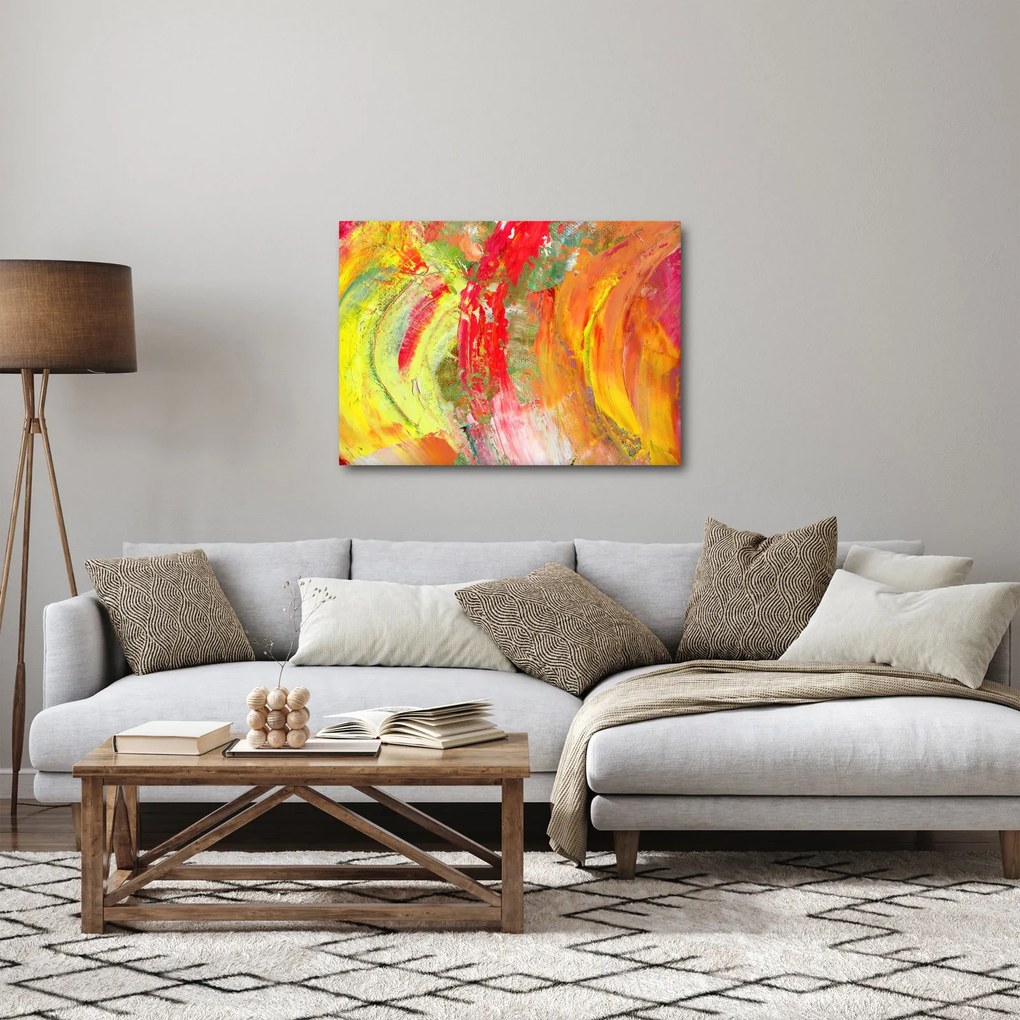 Absztrakció kép - festmény (70x50 cm)