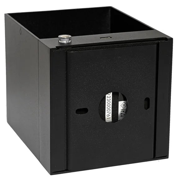 Fali lámpa fekete, LED-del és érintőképernyős dimmerrel, újratölthető - Joris