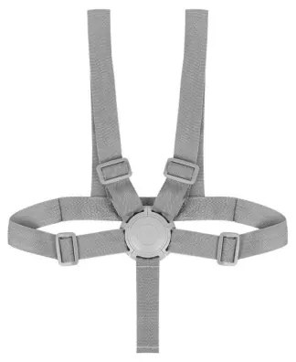 Lionelo - Gyermek étkezőszék 2in1 DALIA fehér/szürke