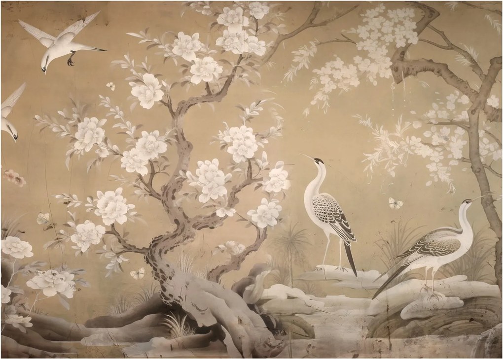 Kép - Rajzfilm japán táj (70x50 cm)