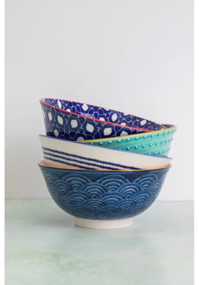 4 db-os kerámia tál készlet, ø 16,5 cm - Kitchen Craft