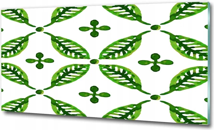 Fotó kép edzett üveg Virágos minta 100x70