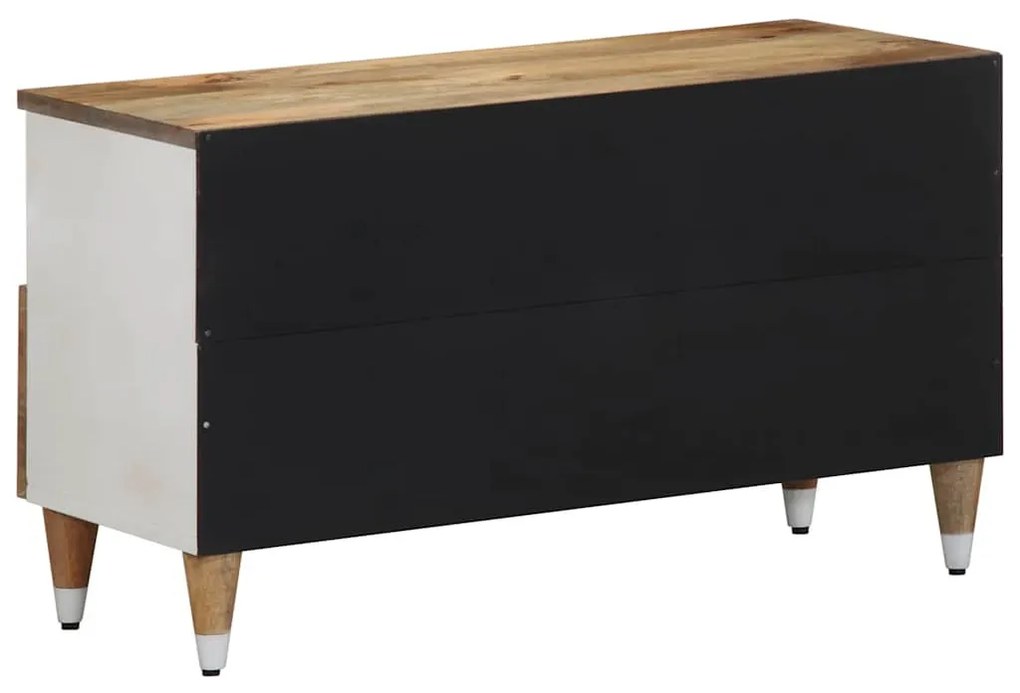 tömör mangófa TV-szekrény80x33,5x46 cm