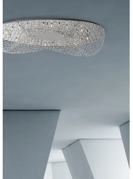 PREZENT 69047 - ELIPTHON mennyezeti lámpa 10xG9/33W