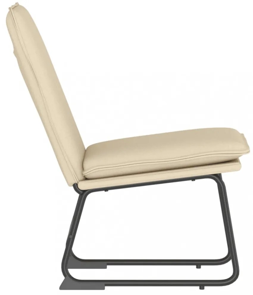 vidaXL Krémszínű szövet pihenőszék 52 x 75 x 76 cm