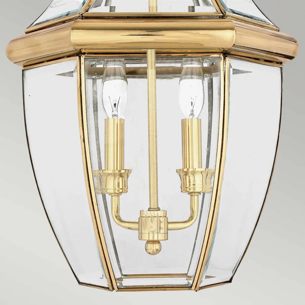 Quoizel NEWBURY QZ-NEWBURY8-L-PB Függőlámpa 2x60W/E14 IP23