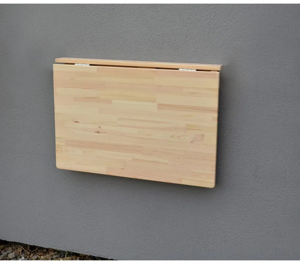 Kerti fali asztal borovi fenyőből 79x59 cm - Rojaplast