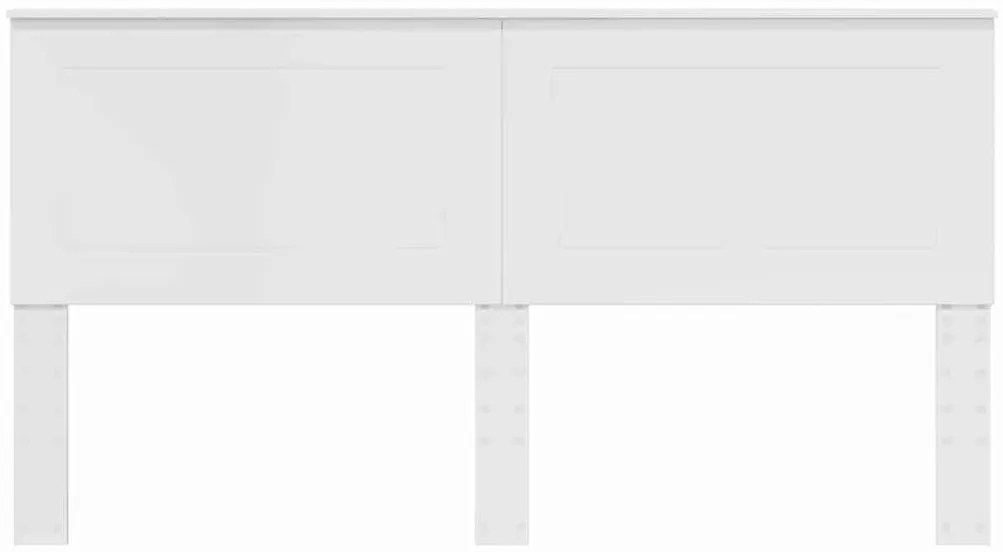 Fejtámla fejtámlával Fényes Fehér 180 cm Faanyag