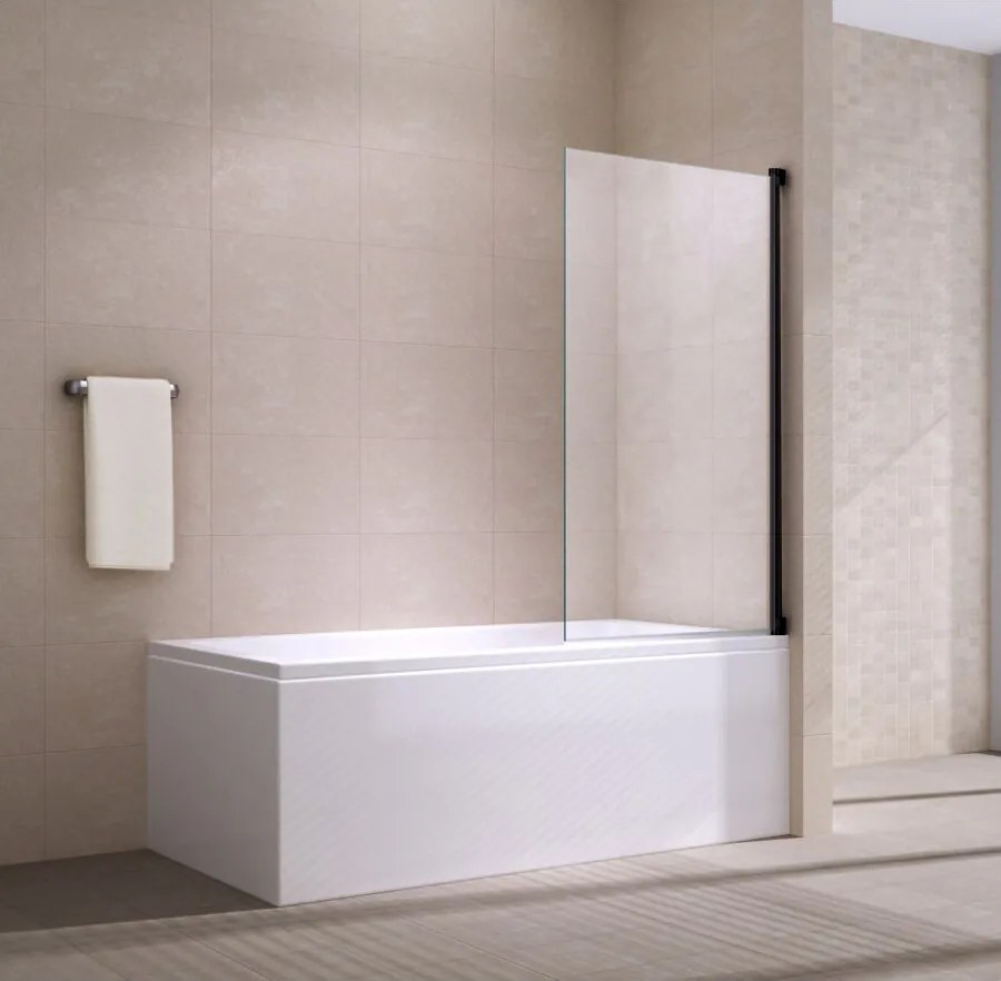 Evora || Black 6mm, 80x140 cm kádparaván