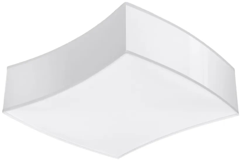 SOLLUX SL-1054 SQUARE Négyzetes Mennyezeti Lámpa Fehér E27 IP20