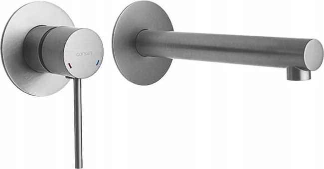 Lugo CMB7515BSL falsík alatti mosdócsaptelep kifolyócsővel Csiszolt acél