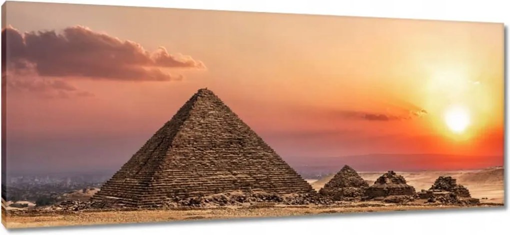 Festmények 100x40 Menkaure piramis Egyiptom
