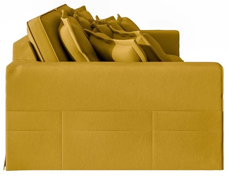 Sárga kanapé 236 cm Nora – Ropez