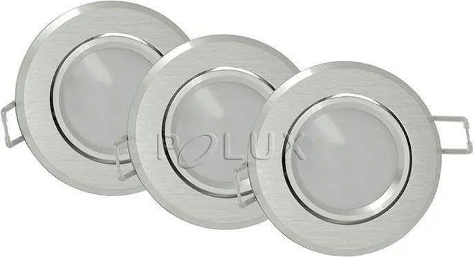 Polux SUN 305275 Beépíthető spotlámpa 1x3,5W/GU10 3000K 250LM IP20
