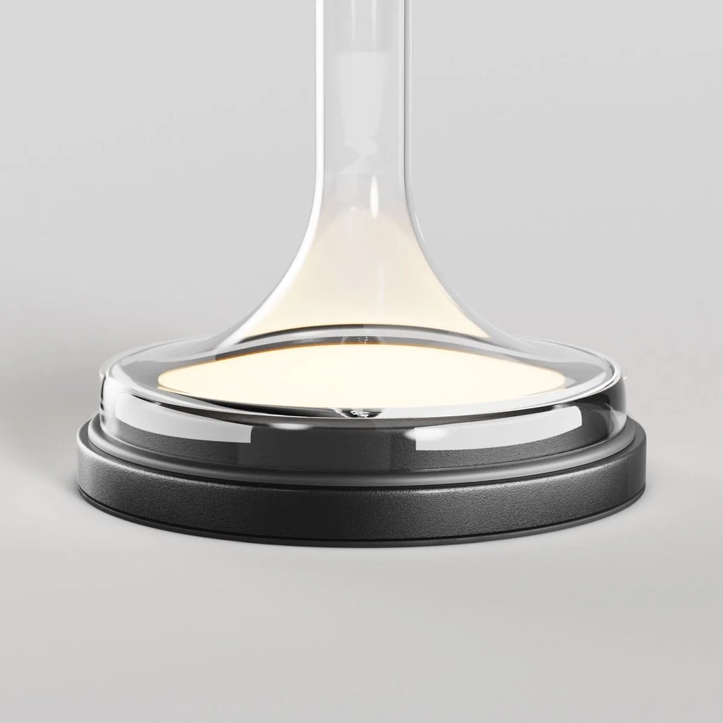 Maytoni modern asztali lámpa spirito fekete füstös mymod286tl-l8b3k