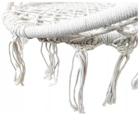 Felfüggeszthető hintaszék CREAM LUXURY párnával