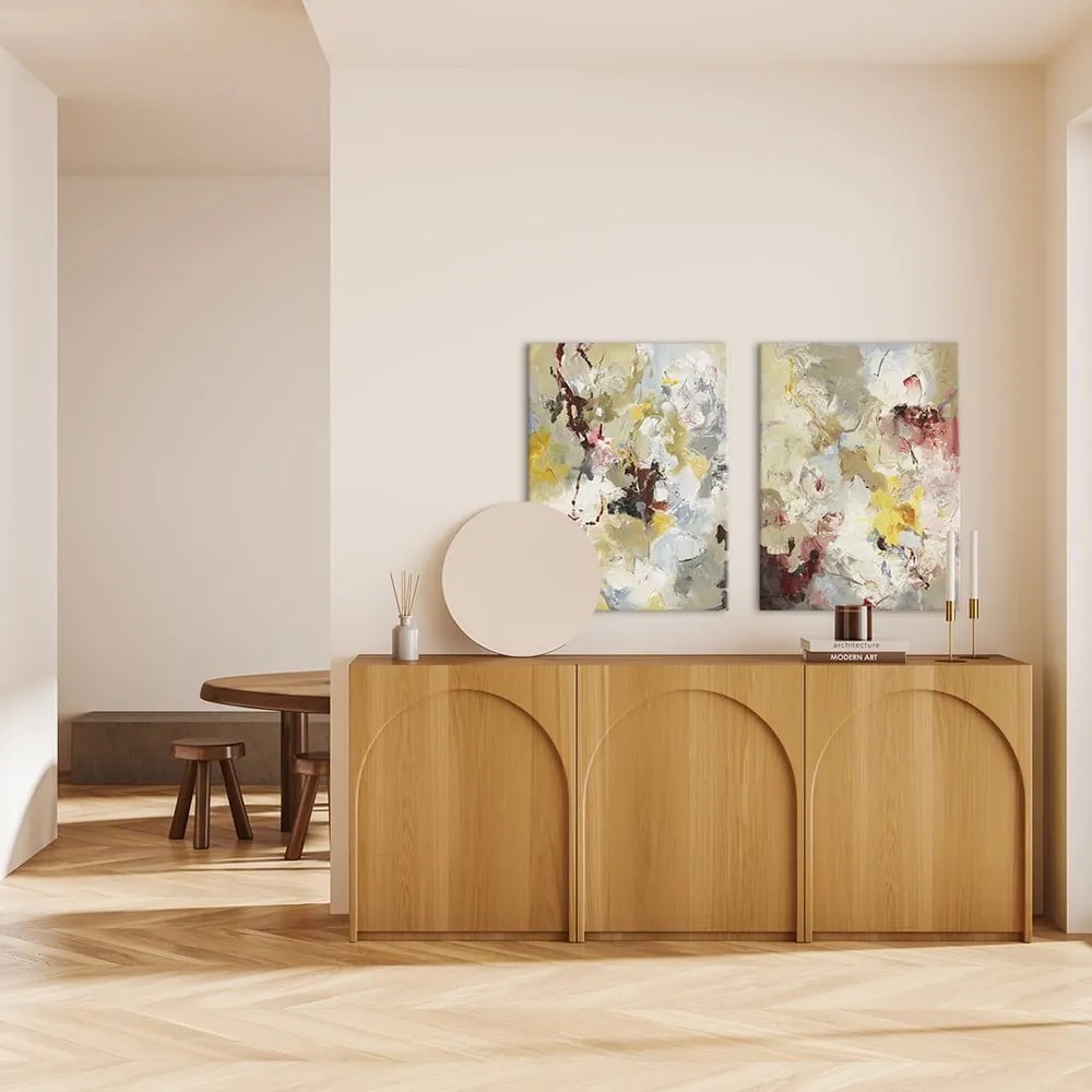 Kép kézzel festett részletekkel 60x80 cm Free Play 1 – Malerifabrikken