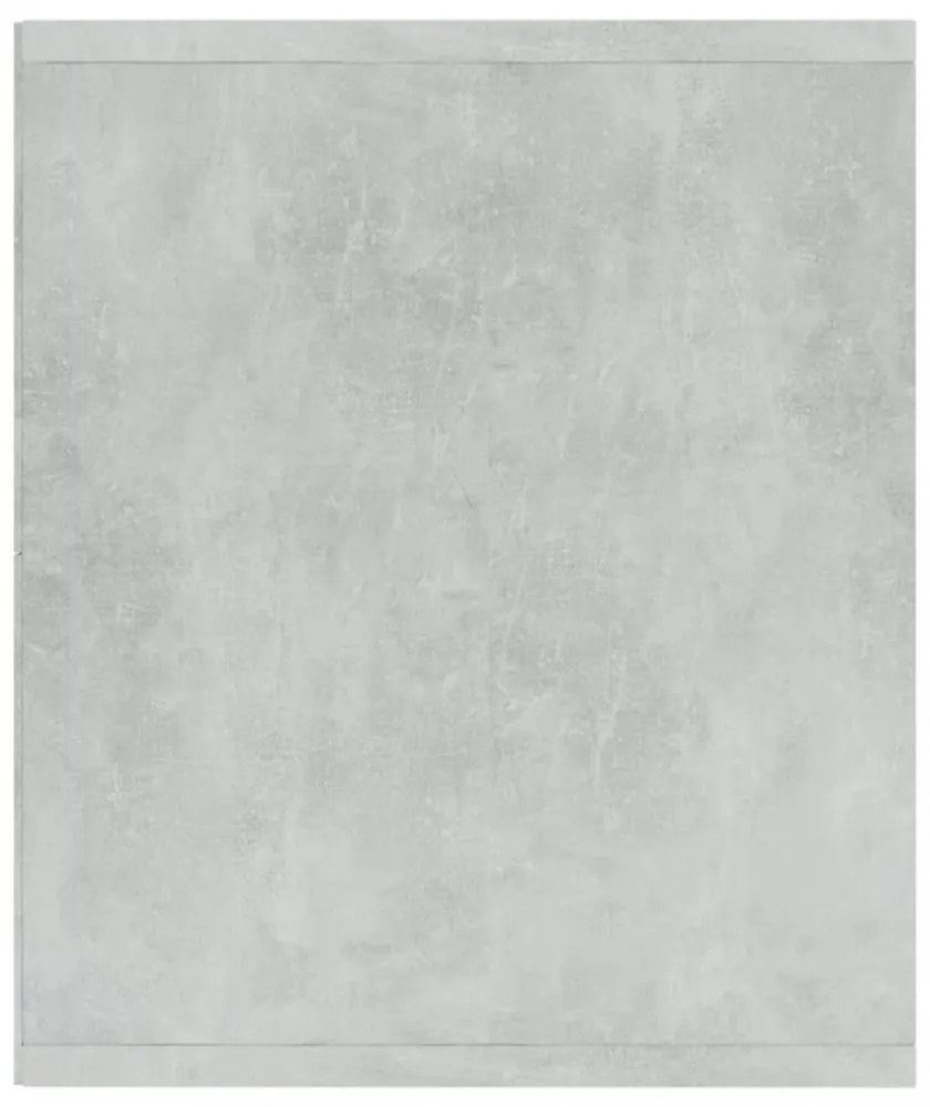 betonszürke szerelt fa könyv-/TV-szekrény 36 x 30 x 114 cm