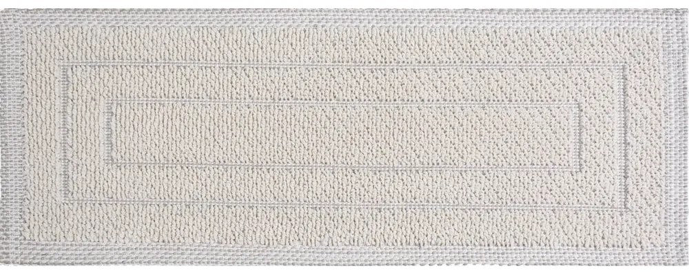 Krémszínű pamut lépcsőszőnyeg szett 16 db-os 25x65 cm Tablo Krem – Vitaus