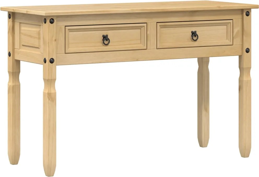 vidaXL Corona tömör fenyőfa konzolasztal 115 x 46 x 73 cm