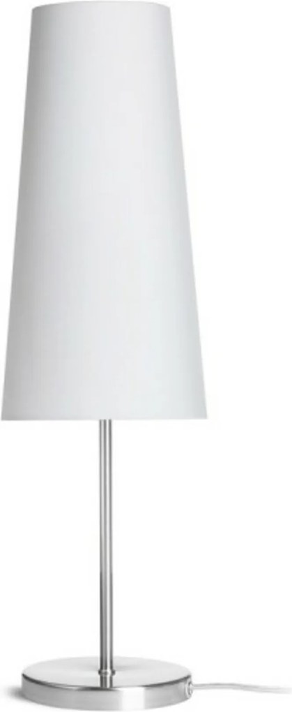 Rendl Nyc/conny 15/30 asztali lámpa fehér/nikkel E27 max. 7W 230V