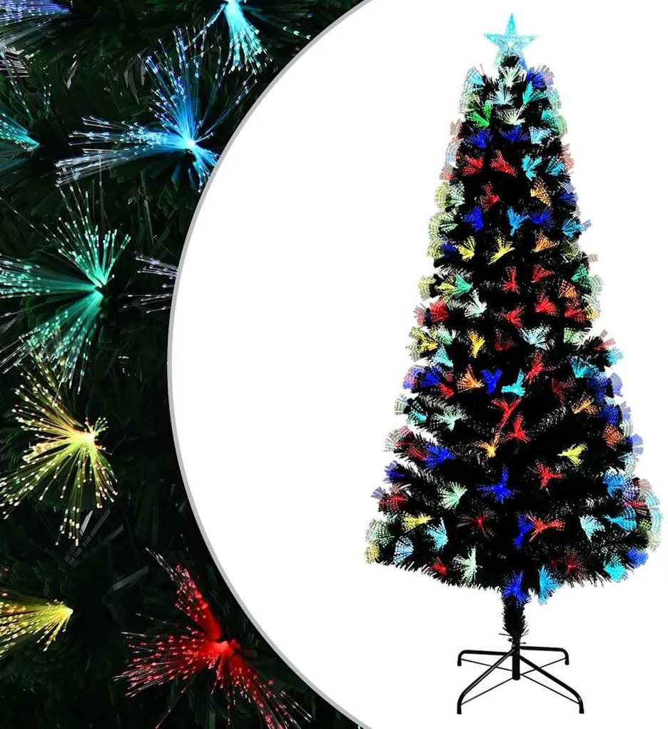 vidaXL Mű karácsonyfa 250 LED-del állvánnyal Zöld 210 cm PVC