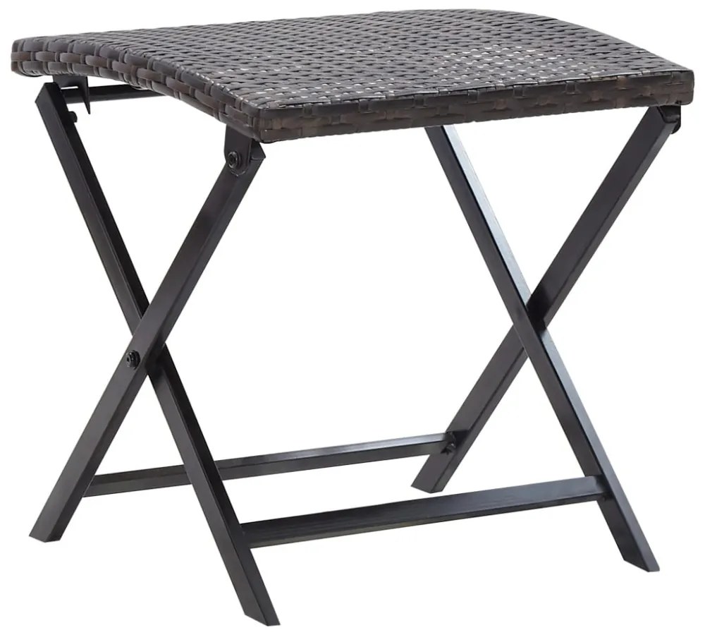 barna összecsukható polyrattan ülőke
