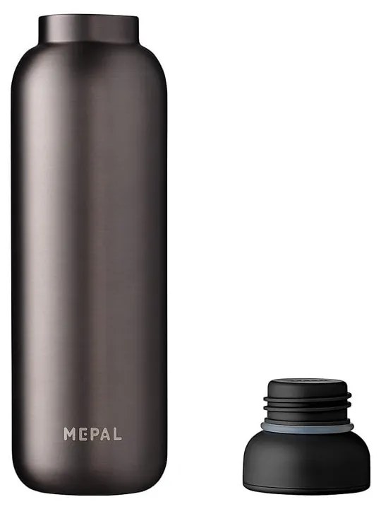 Sötétszürke rozsdamentes acél ivópalack 500 ml Titanium – Mepal