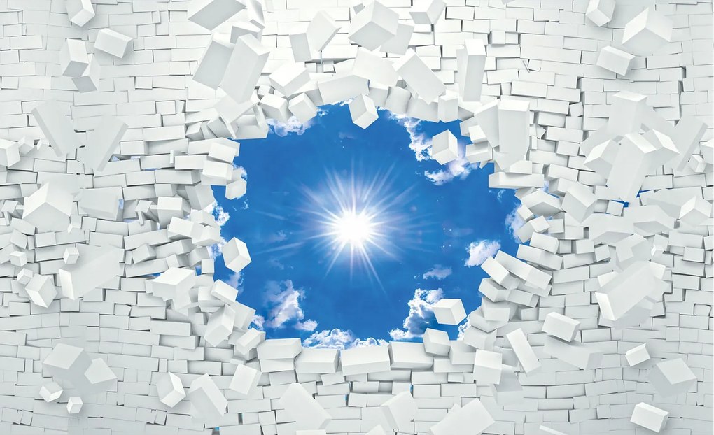 Fotótapéta Átszúrás Szabadság Remény Fényes jövő 200x140 +ragasztó