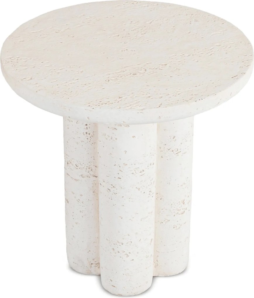 Modern dohányzóasztal BROK 46 cm, krémbézs