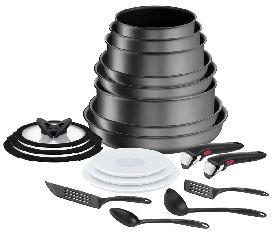 Alumínium edény készlet 20 db-os Ingenio Daily Chef On – Tefal