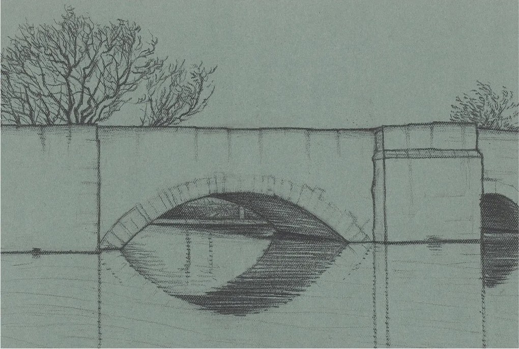 Fotótapéta Flizelina Nappali és Hálószoba Irodába Íves híd 104x70 Ragasztó