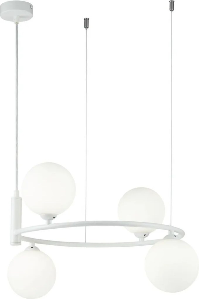 MAYTONI MOD013PL-04W RING Modern Függesztett Lámpa Fehér G9 IP20