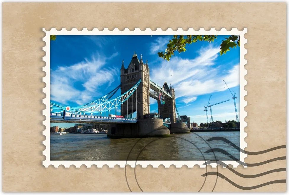 Poszterek 60x40 Tower Bridge, égbolt