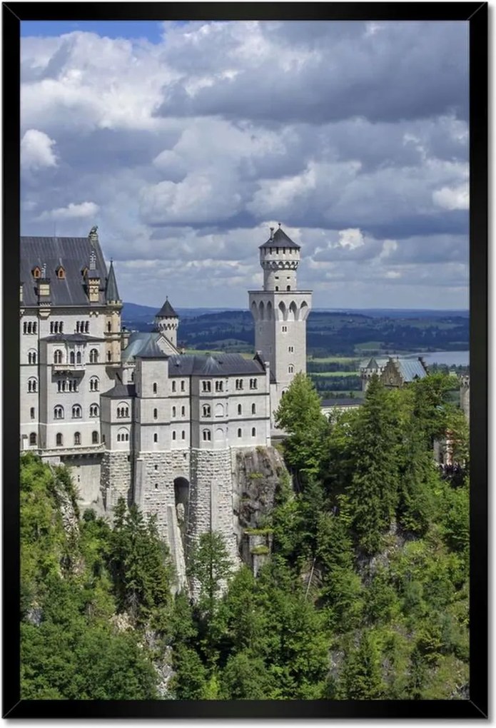 Poszterek keretben 40x60 Neuschwanstein kastély