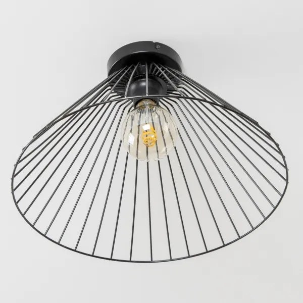Brilagi - LED felületre szerelhető mennyezeti lámpa CERIA WIRE 1xE27/40W/230V Ø 45 cm fekete