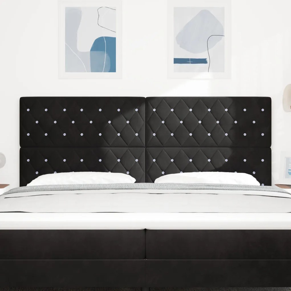 LED Fejvég Fekete 100 cm Velúr