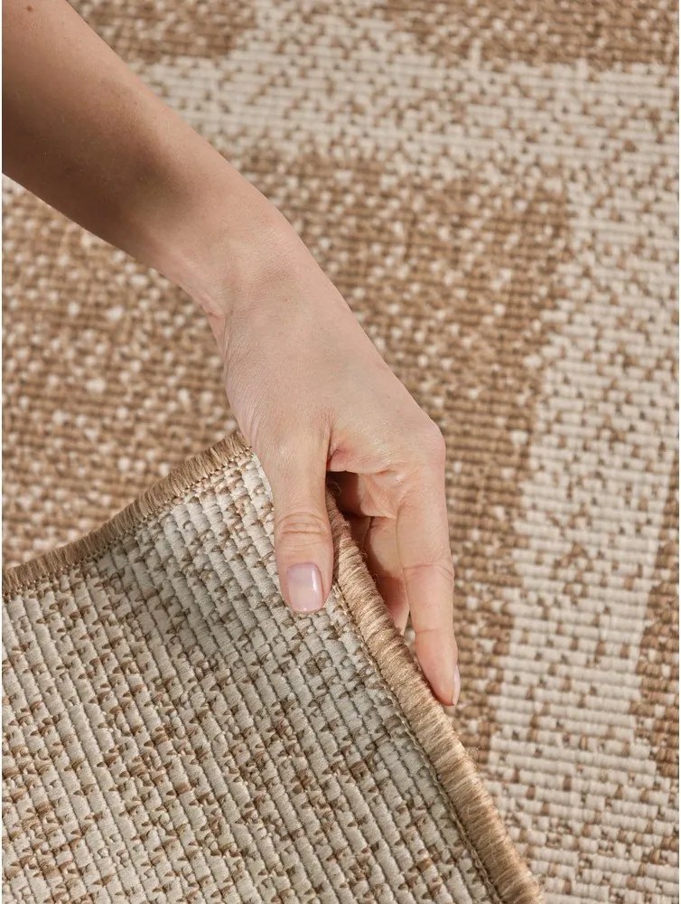 Krémszínű-natúr színű kültéri-beltéri szőnyeg 160x230 cm Haringey Ruskin – Ted Baker