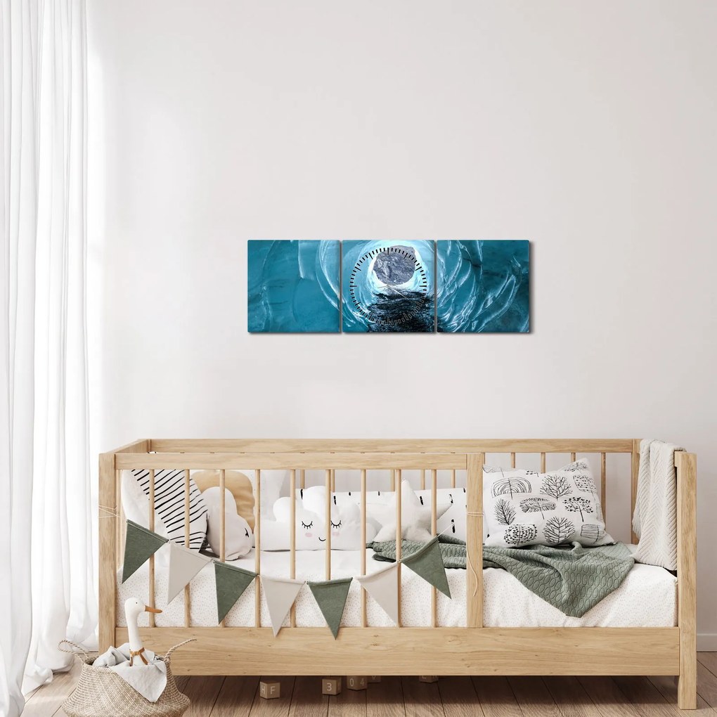 Kép - Glacier (órával) (90x30 cm)
