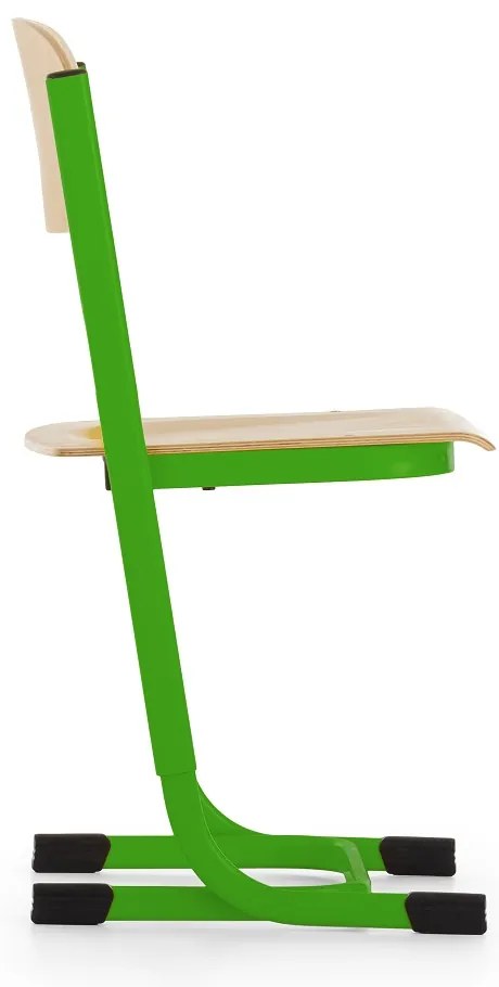 Denis iskolaszék, állítható - 3-5 méret, világoszöld - ral 6018