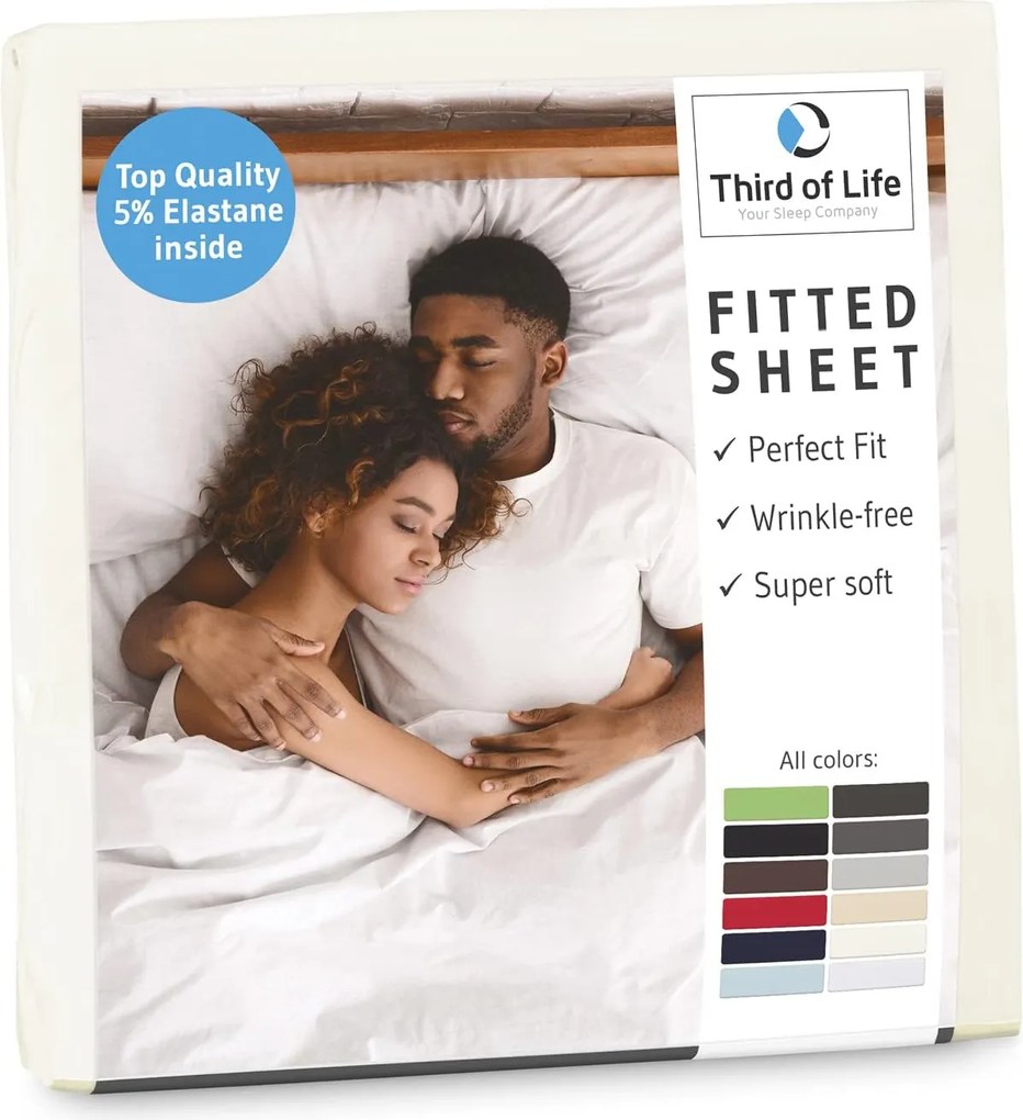 Bene gumis lepedő 70x140 cm – természetes pamut, jersey